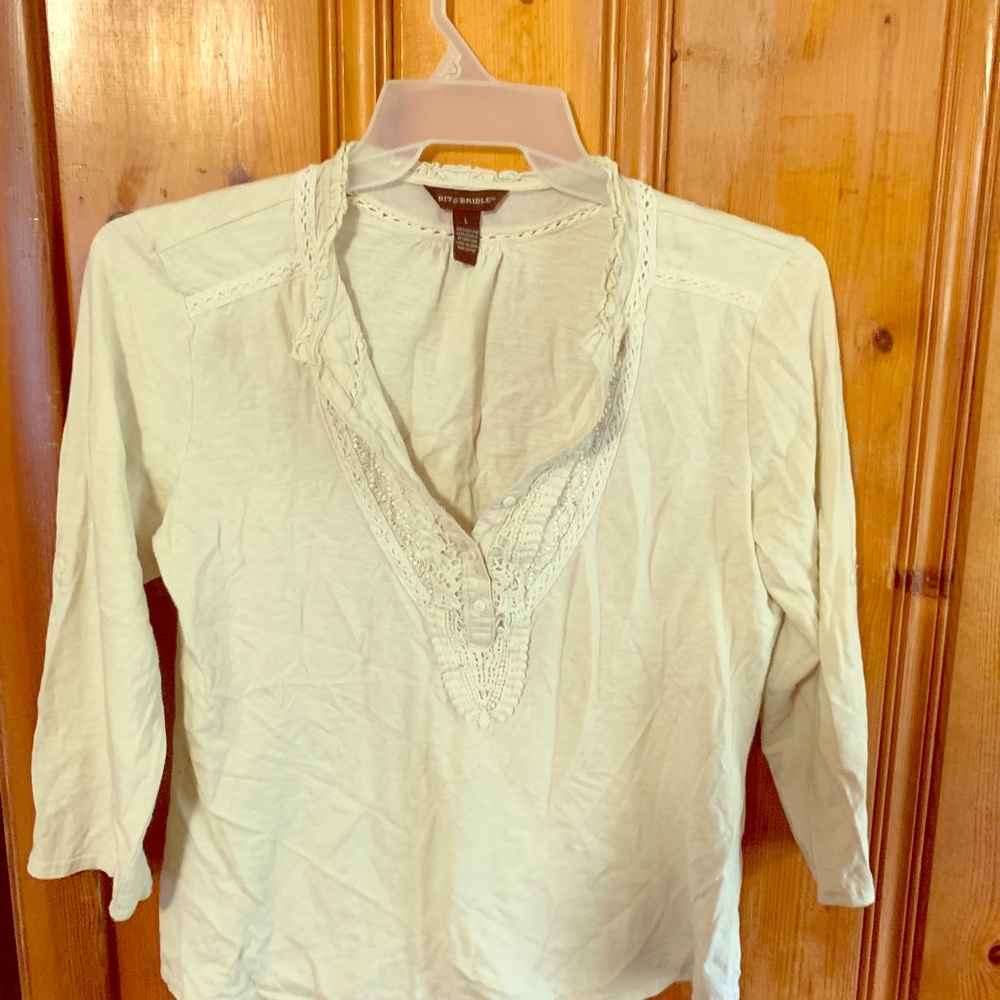 Bit and bridle shirt. Worn once.